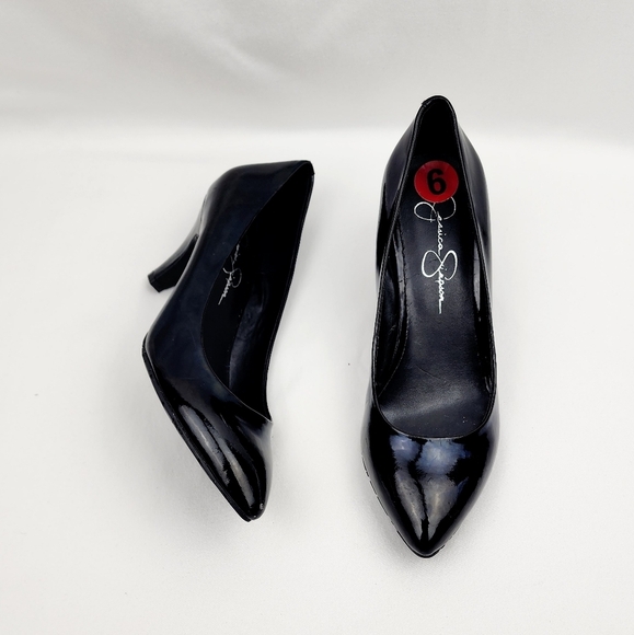 Jessica simpson Velmax point toe patent heels Size 6B - Picture 11 of 11